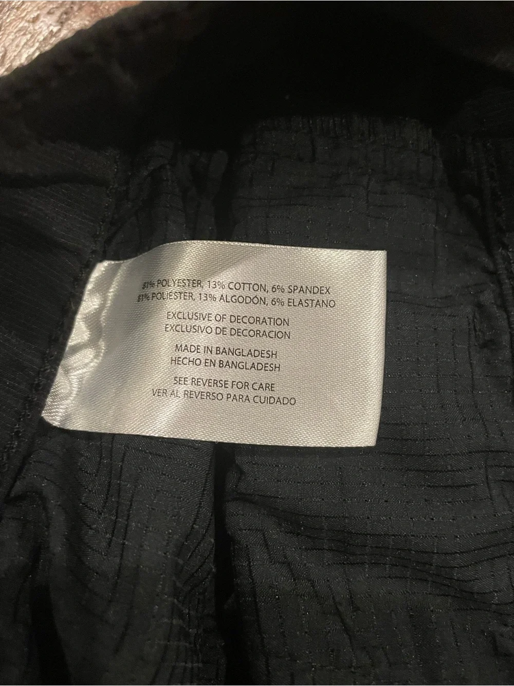 Banana Republic Black Flat-Front Performance Shorts
